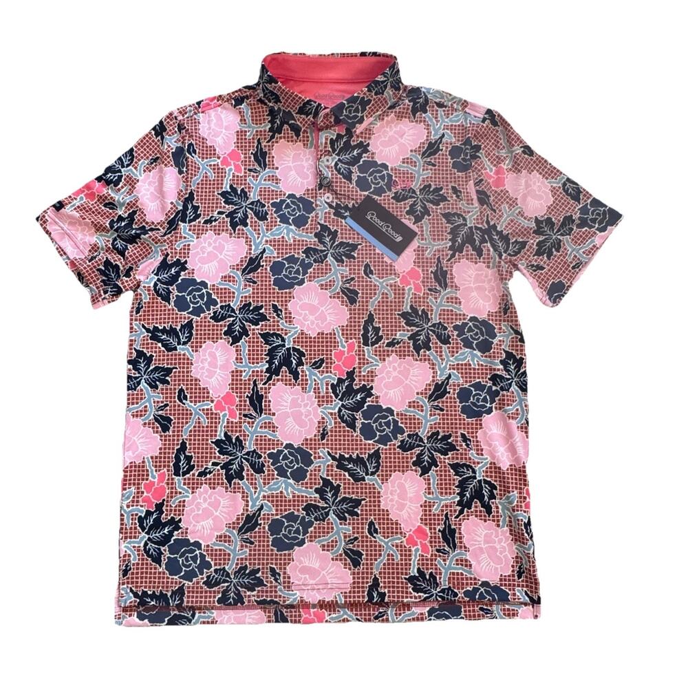 New Good Good Golf Mens Canyon Caddy Pro Performance Shirt Sz M